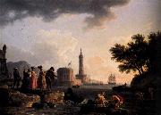 VERNET, Claude-Joseph A Seashore oil painting